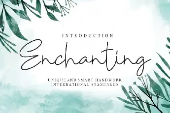 Enchanting Handwritten font