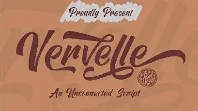 Vervelle Script font