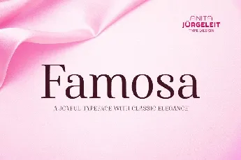 Famosa Family font