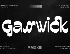 Gasswick font