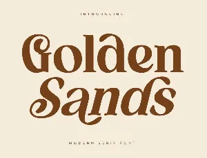 Golden Sands DEMO VERSION font