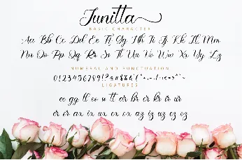 Junitta font