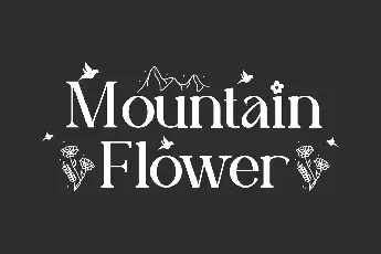 Mountain Flower Demo font