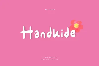 Handkide font