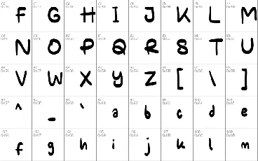 Handkide font