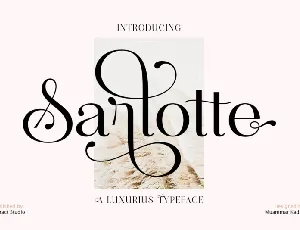 Sarlotte Typeface font