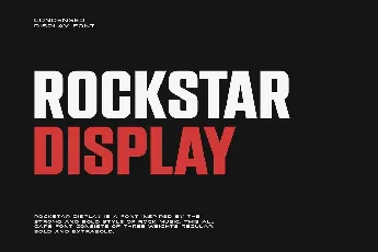 Rockstar Display font