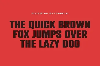 Rockstar Display font