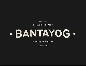 Bantayog font