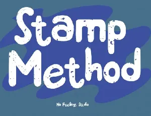 Stamp Method Display font