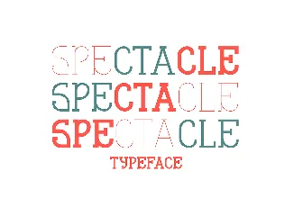 Spectacle Typeface font