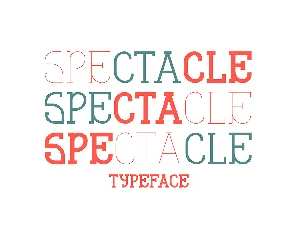 Spectacle Typeface font