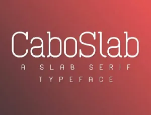 Cabo Rounded and Slab Duo font