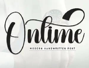 Ontime Script font