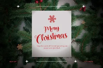 Slack on Christmas Demo font