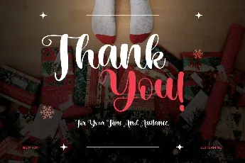 Slack on Christmas Demo font