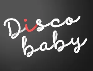 Discobaby font