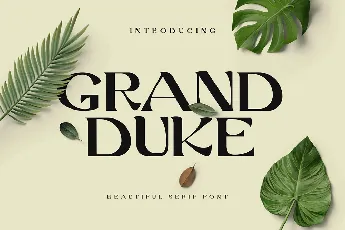 Grand Duke font