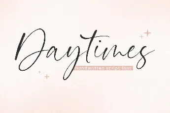 Daytimes font