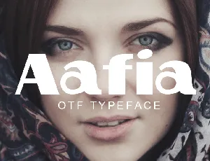 Aafia font