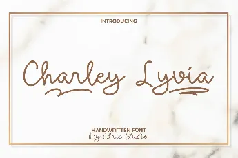 Charley Lyvia font