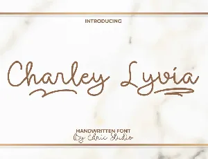 Charley Lyvia font