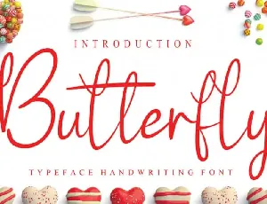 Butterfly1 Script font