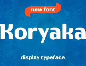 Koryaka Typeface font