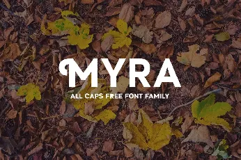 Myra Caps Typeface font