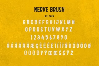 Nerve Brush font