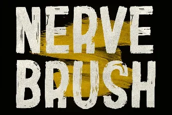 Nerve Brush font