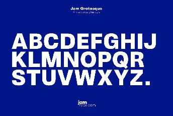 Jam Grotesque Family font