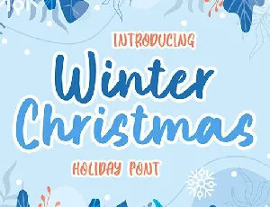 Winter Christmas font