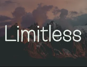 Limitless font