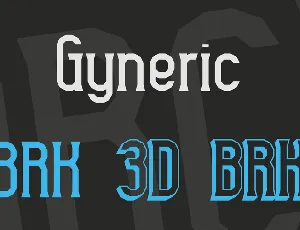 Gyneric font