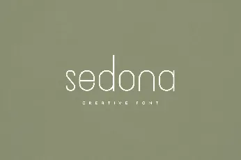 Sedona font