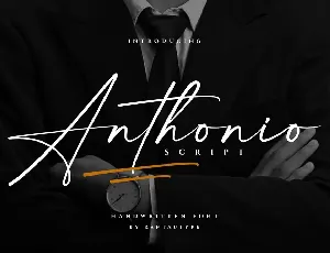 Anthonio font