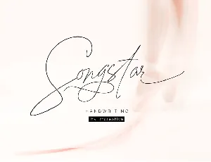 Songstar font