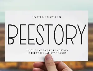 Beestory Display font