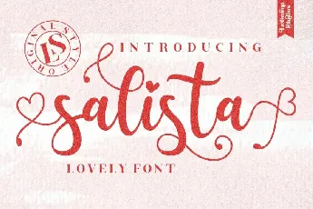 Salista Script font