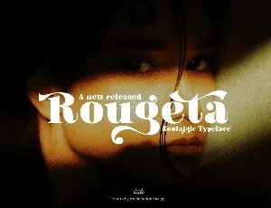 Rougeta DEMO font