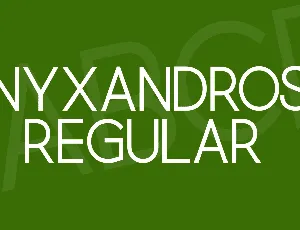 Nyxandros font