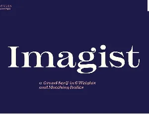 Imagist Family font