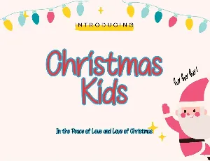 Christmas Kids font