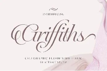 Griffiths font