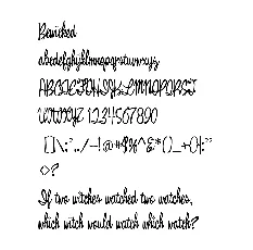 BeWicked font