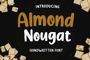 Almond Nougat Fancy font