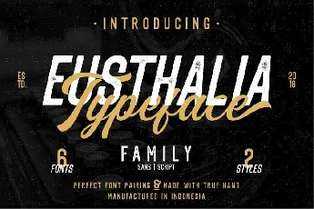 Eusthlia Family Free font