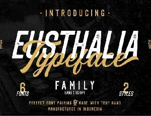 Eusthlia Family Free font