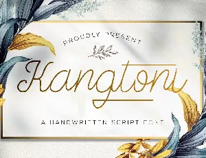 Kangtoni font